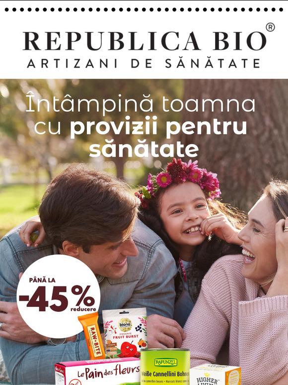 Cauți bunătăți sănătoase pentru cămara de toamnă? 🌰 Profită de până la -45% discount.