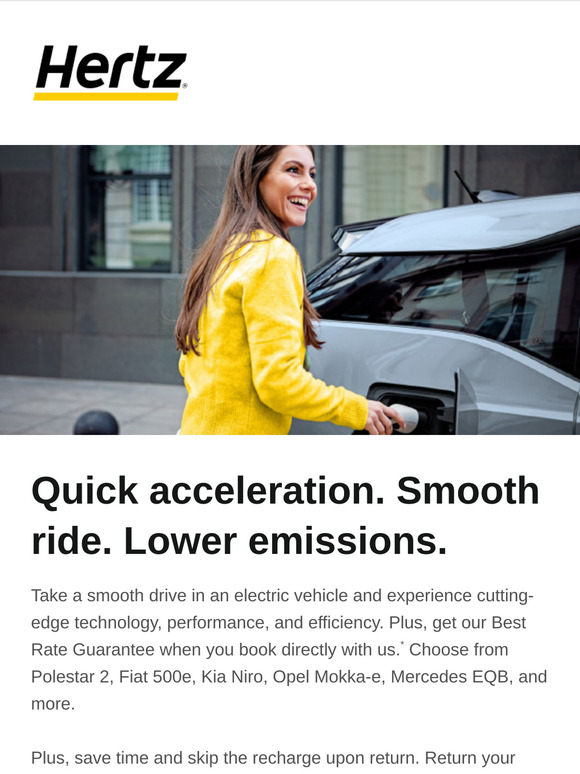 ⚡ Get our Best Rate Guarantee in an EV