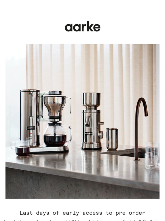 Secure Your Aarke Coffee System Today