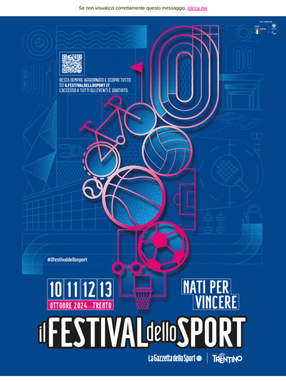È iniziato il Festival dello Sport 2024!