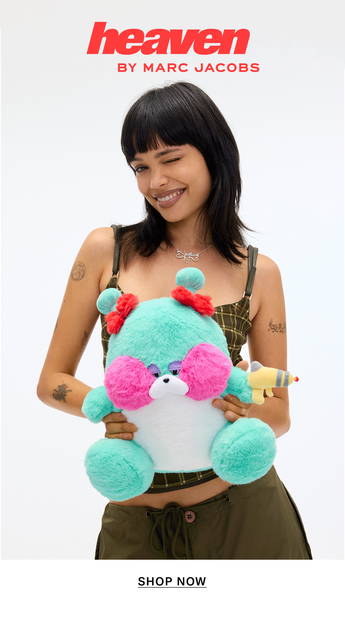 海外から輸入 Marc Jacobs: Milled | love plushie x heaven ぬいぐるみ