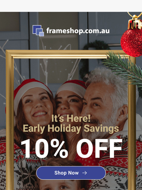 The holidays came early—here’s 10% off from us! 🎁