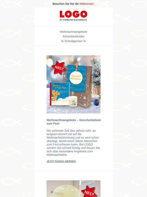 🎄 Weihnachtsangebote ✨