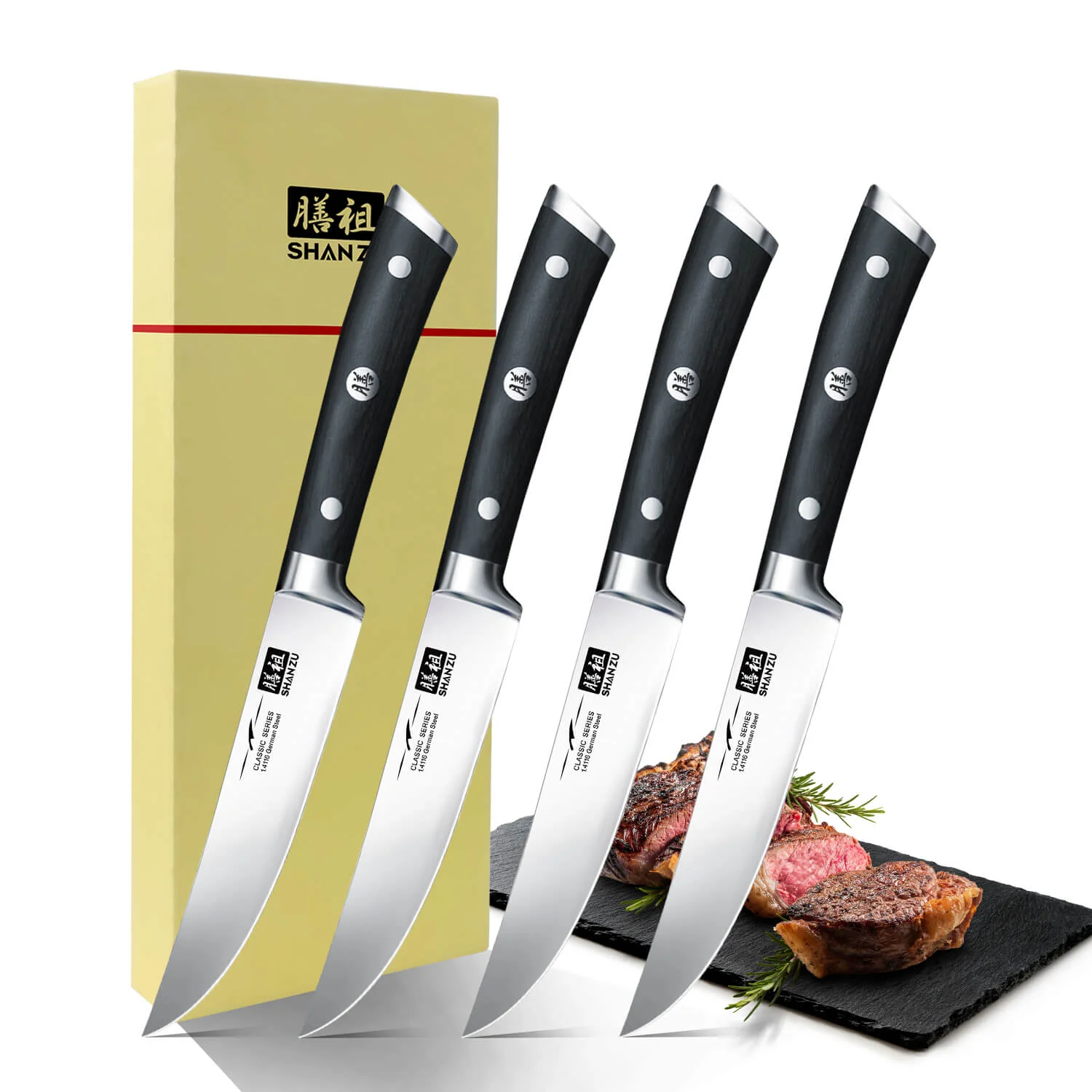 Image of Set de couteaux à steak 4-PCS | Série classique
