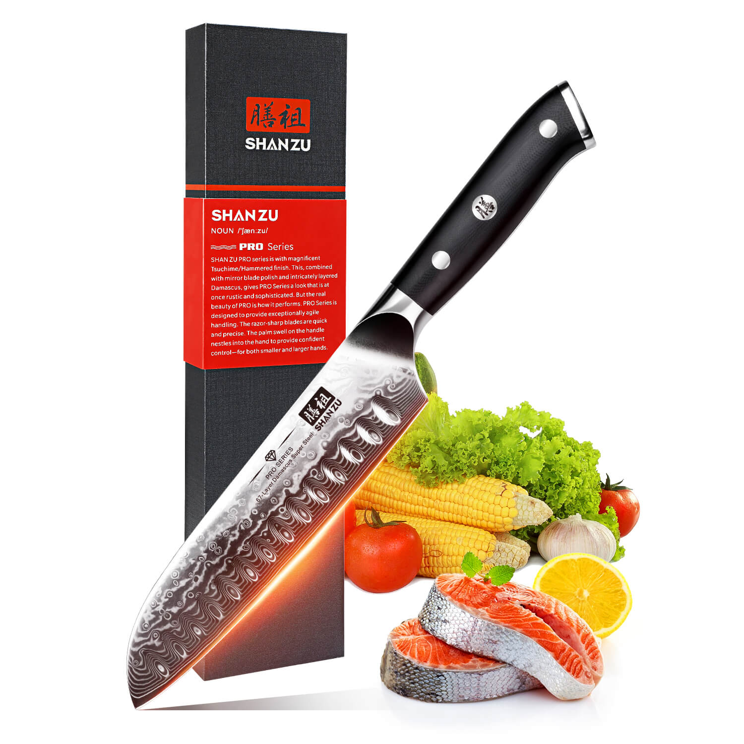 Image of Couteau Santoku Damas 7