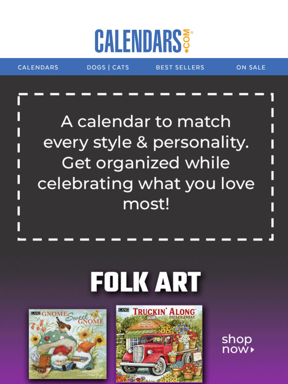 📅 for every style & personality