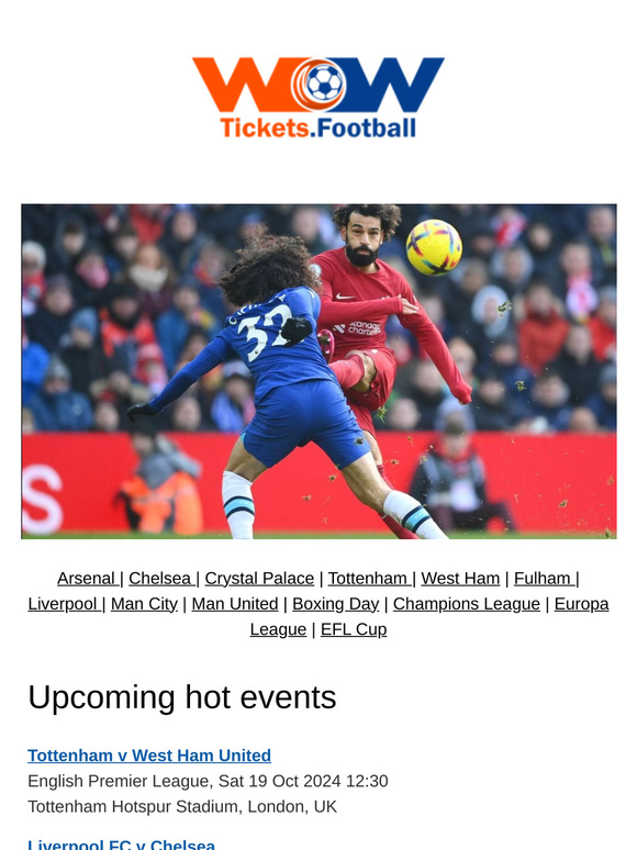 🔥 Upcoming Hot Football Events
