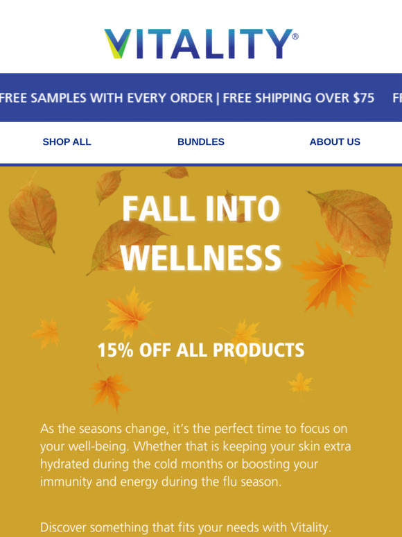 Fall into Wellness!🍂🛀