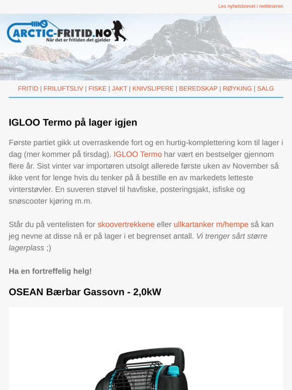 Bestselgeren på lager igjen