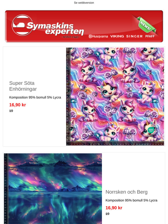 Över 30 Nya Vackra Digitaltryck i Lager!