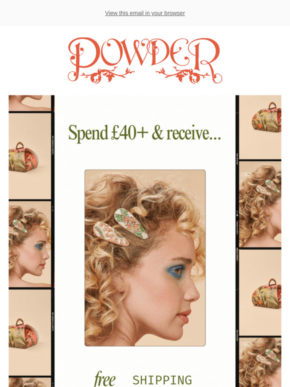 FREE hair clips when you spend £40+ & FREE shipping!✨