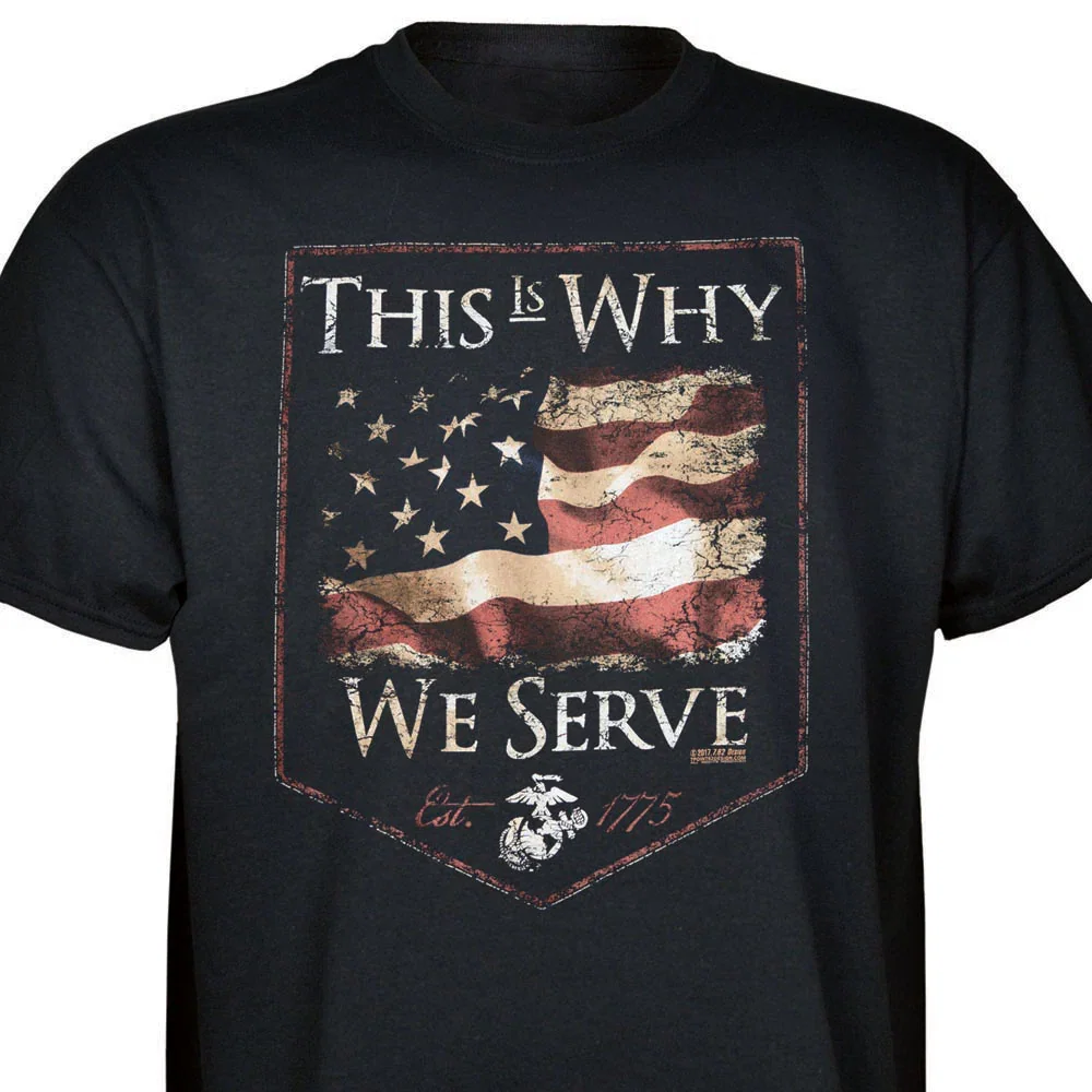 Image of USMC Why We Serve T-Shirt