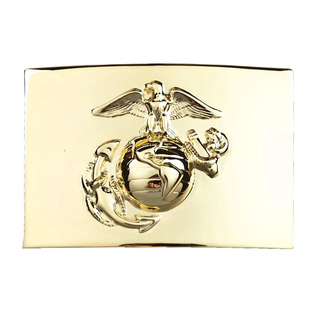Image of NCO Waist Plate - Eagle Globe and Anchor Dress Buckle