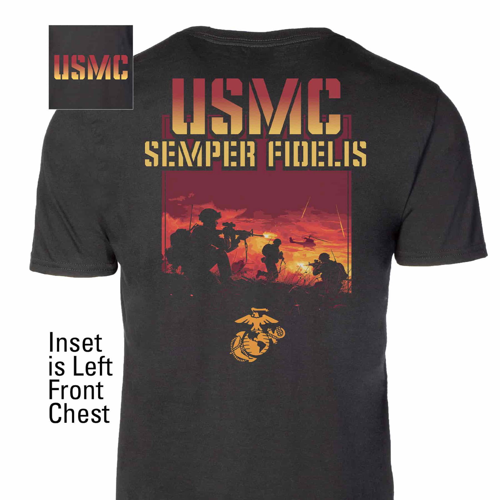 Image of USMC Battle T-shirt