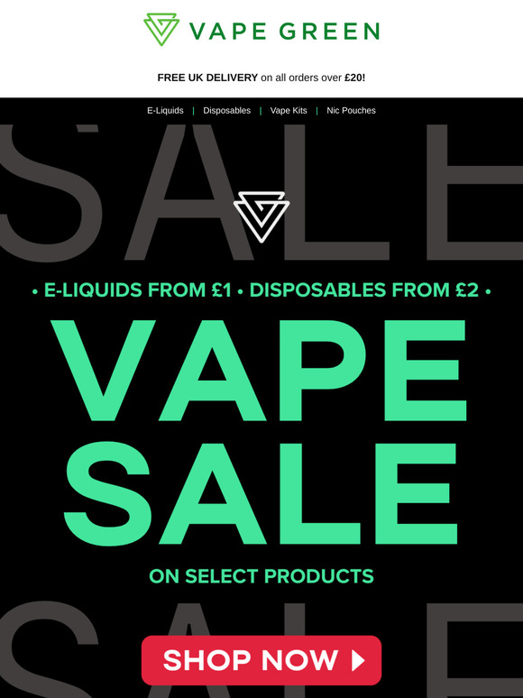 SALE 🚨 £1 E-Liquids + Disposables from £2!