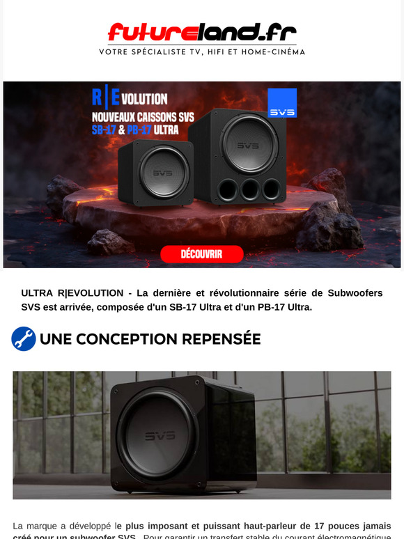 Nouveaux subwoofers SVS Série 17 Ultra R|Evolution à découvrir !