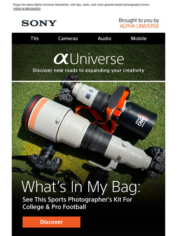 Inside Access to Sony Photography | October News, Tips, Profiles + More