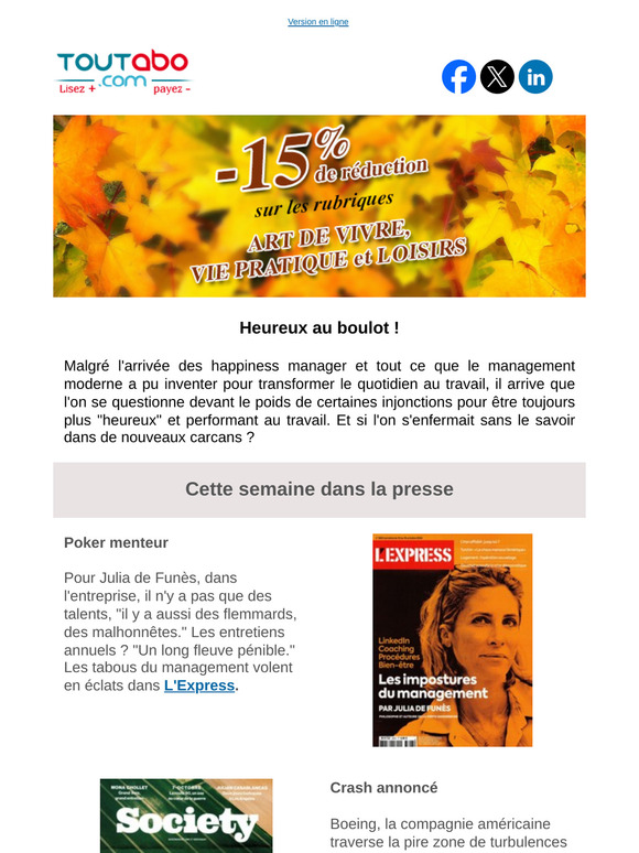 Heureux au boulot !
