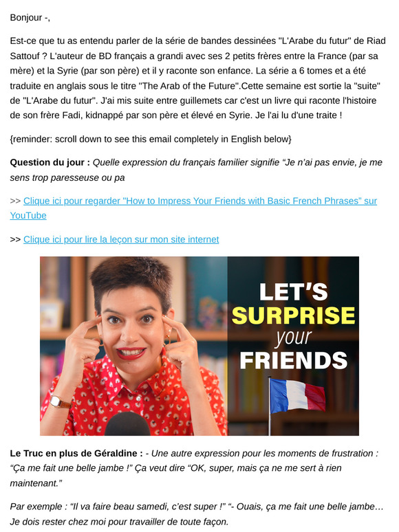 🇫🇷 These French phrases will wow your friends 😎 [Weekly lesson]