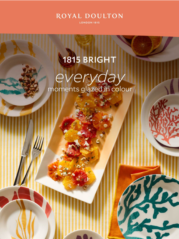 Add colour to your table – 1815 Bright