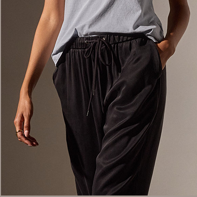 Satin Wide Leg Pant