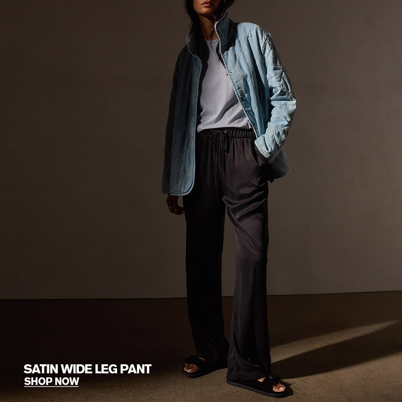 Satin Wide Leg Pant
