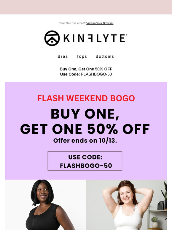 Get 50% off your second item!