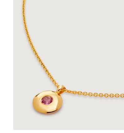 October Birthstone Necklace | Monica Vinader