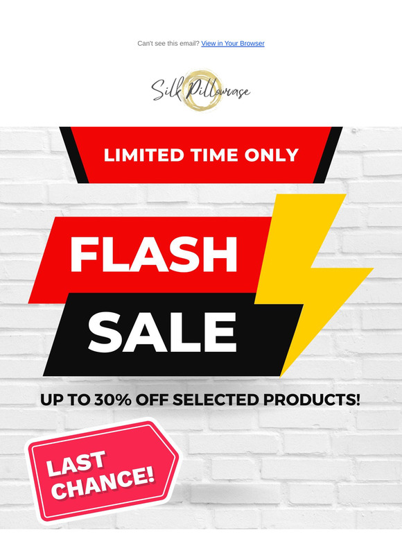 —, Last Chance To Save An Extra 30%
