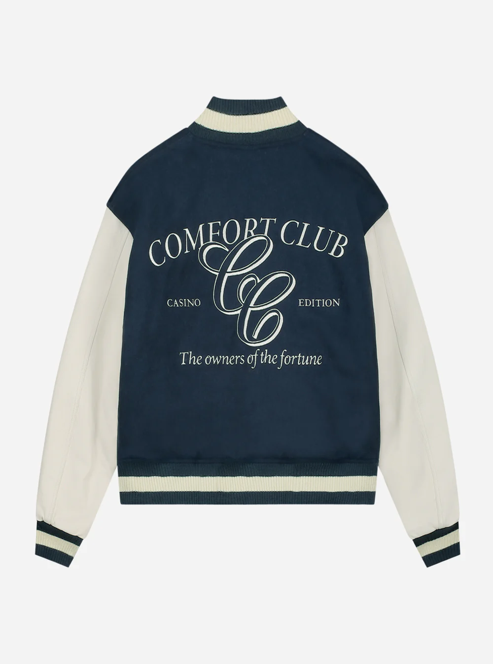 Image of Fortune Owners Varsity Jacket - Navy