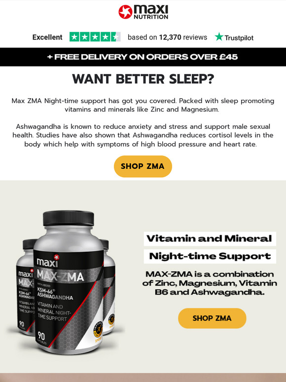 Want better sleep? 30% Off ZMA's - Ends Tonight!