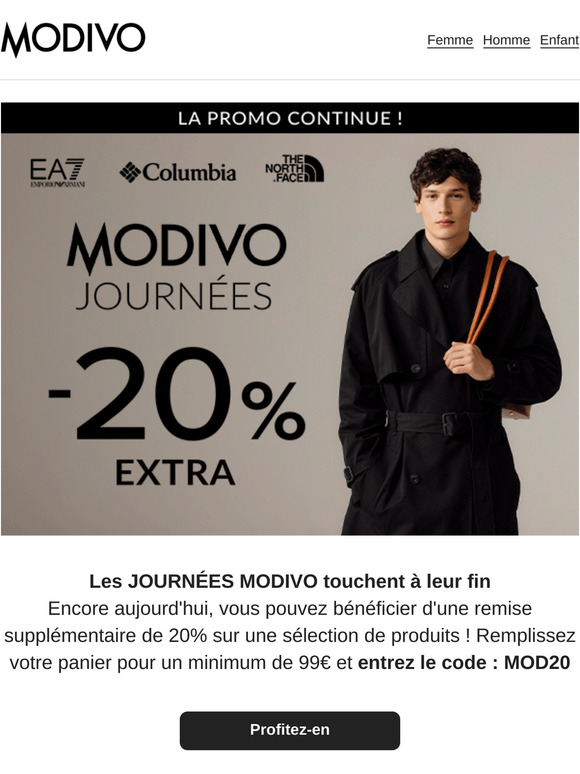 JOURNÉES MODIVO 🔴 dernière chance