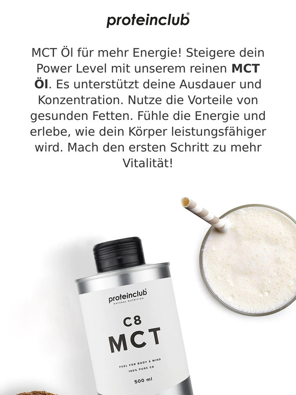 MCT Öl für mehr Energie!