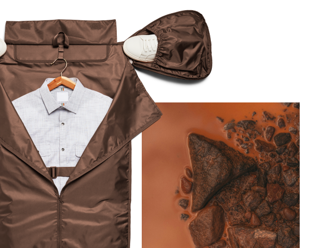 The Terracotta 40L Garment Duffel