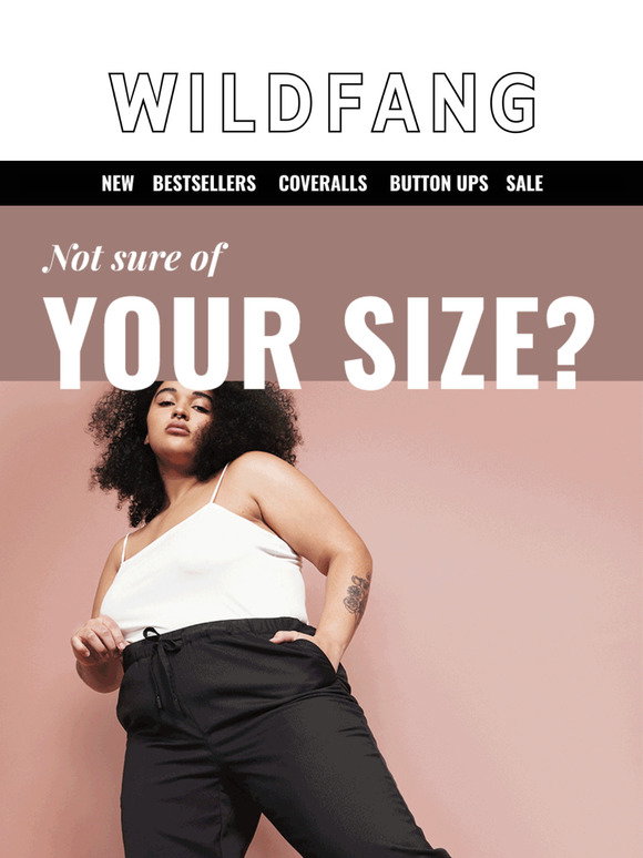 Wildfang Introducing our new size quiz Milled