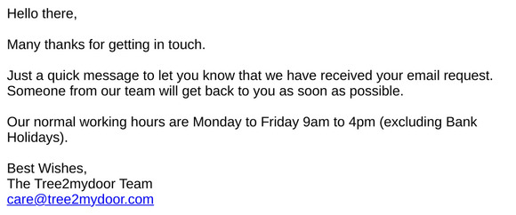 Re: New customer message on 15 October 2024 at 00:09