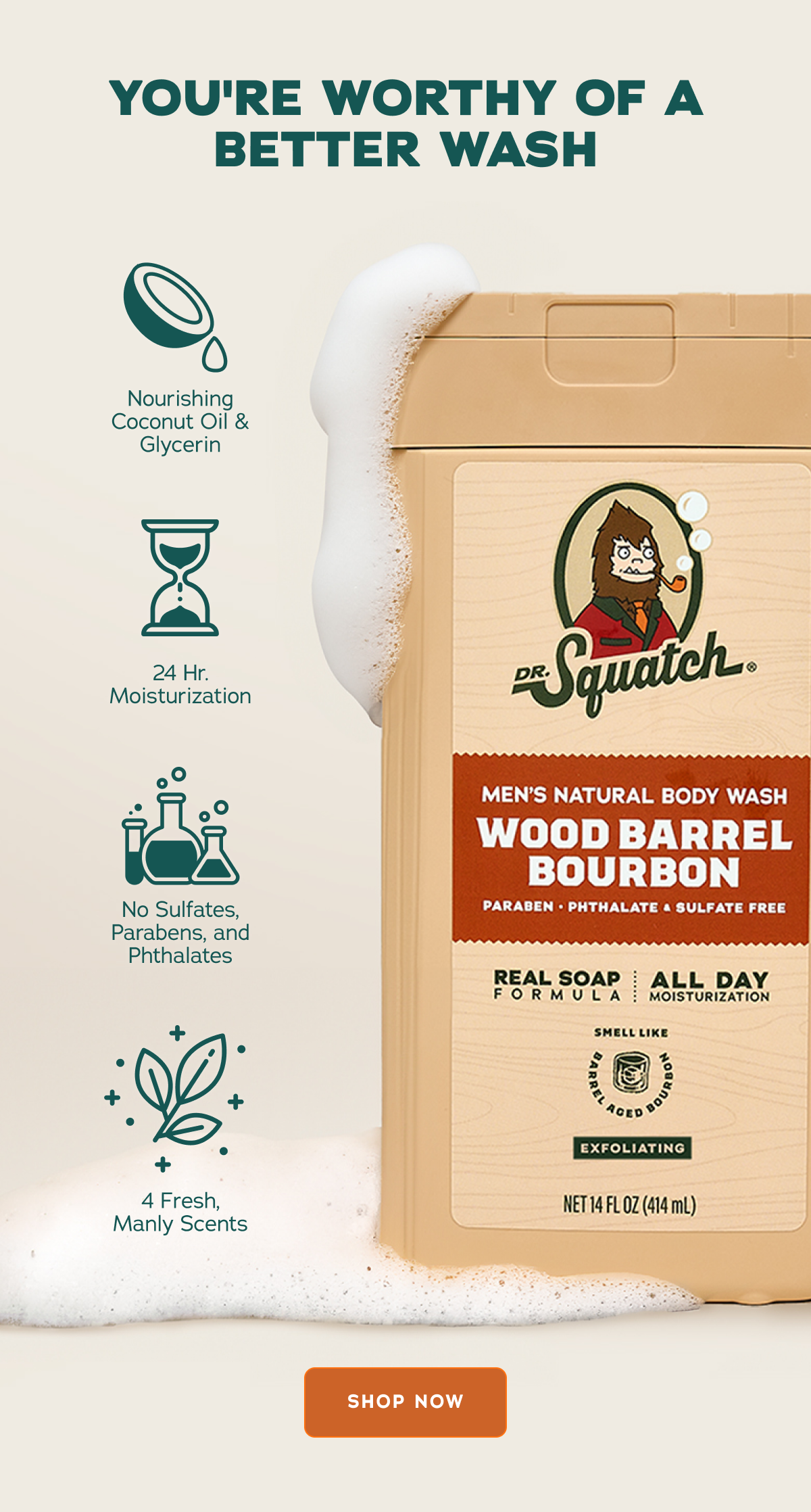 You're worthy of a better wash