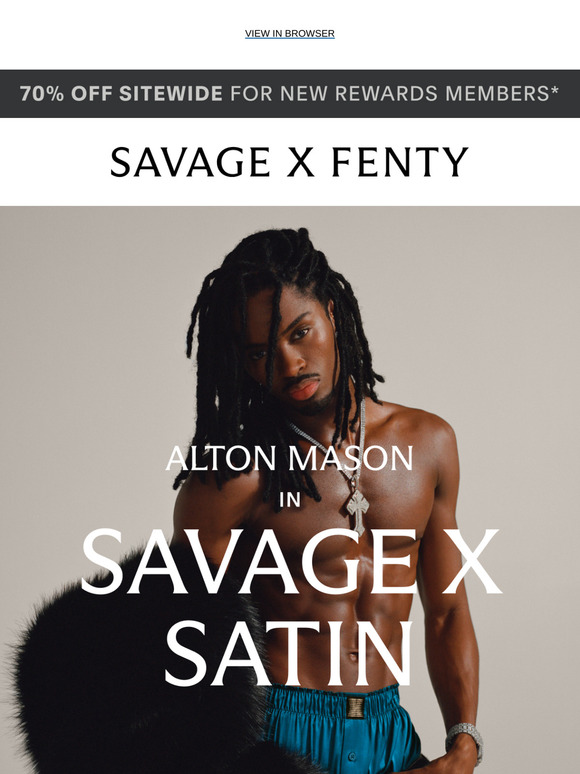 Alton Mason for Savage X Fenty