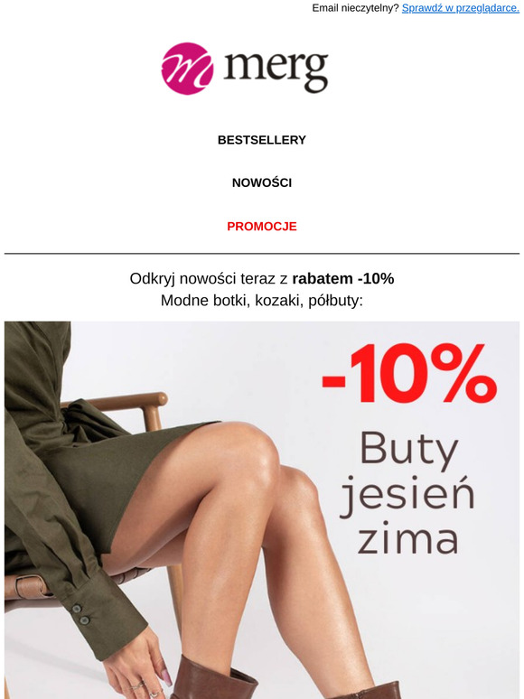 💥 Buty jesień-zima z rabatem 10%, zapewnią Ci ciepło w chłodne dni