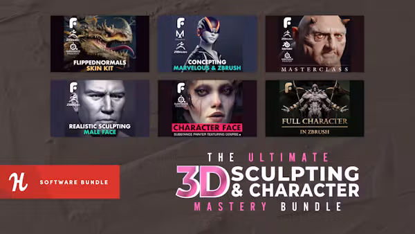 The Ultimate 3D Sculpting & Character Mastery Bundle
