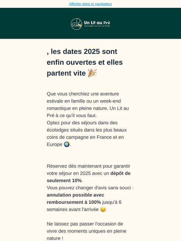 Dates 2025 enfin disponibles ! Réservez votre aventure à la ferme dès maintenant
