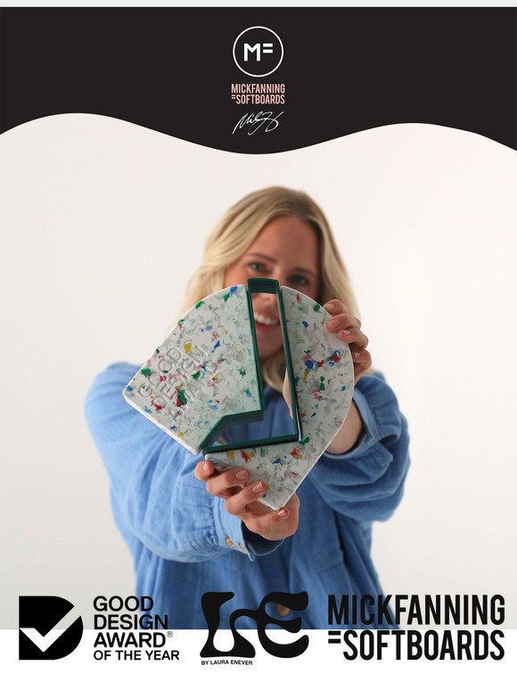 LAURA ENEVER SOFTBOARDS WINS BIG AT GOOD DESIGN AWARD! 🏆🌟💥