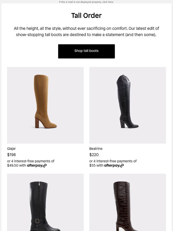 ALDO Shoes Email Newsletters: Shop Sales, Discounts, and Coupon Codes