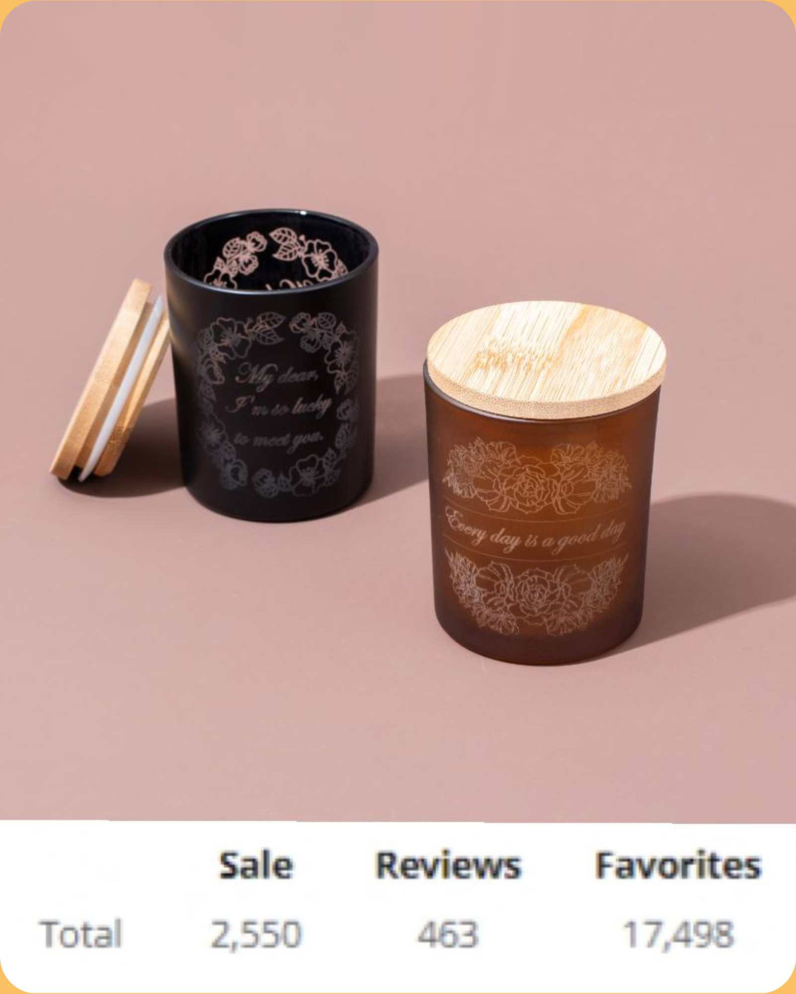 Customed Candle Jar