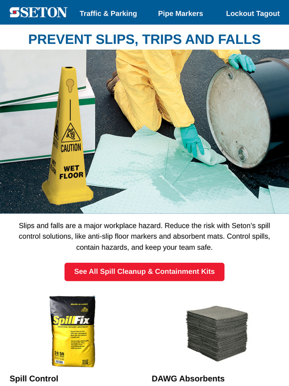 Protect Your Workforce: Essential Spill Control Solutions to Prevent Slips and Falls