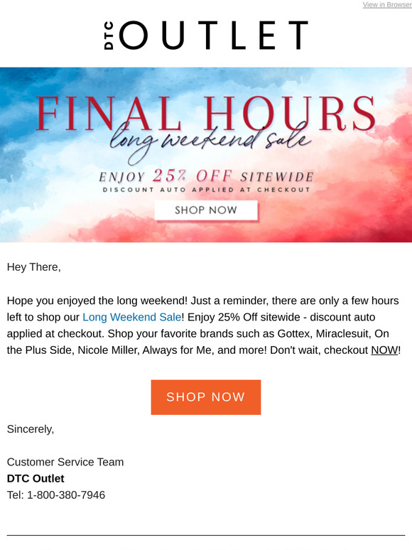 Don't miss 25% off your entire purchase!