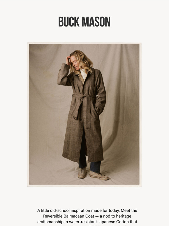 One Coat, Two Ways | The Reversible Balmacaan Coat