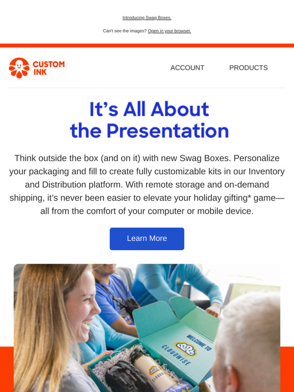 Customize everything, including the box