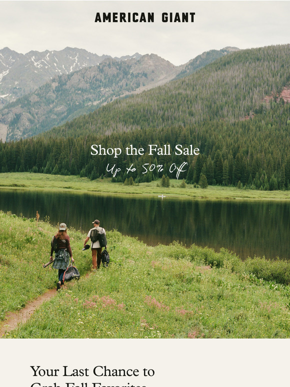 Last Chance: Shop the Fall Sale Before It’s Gone