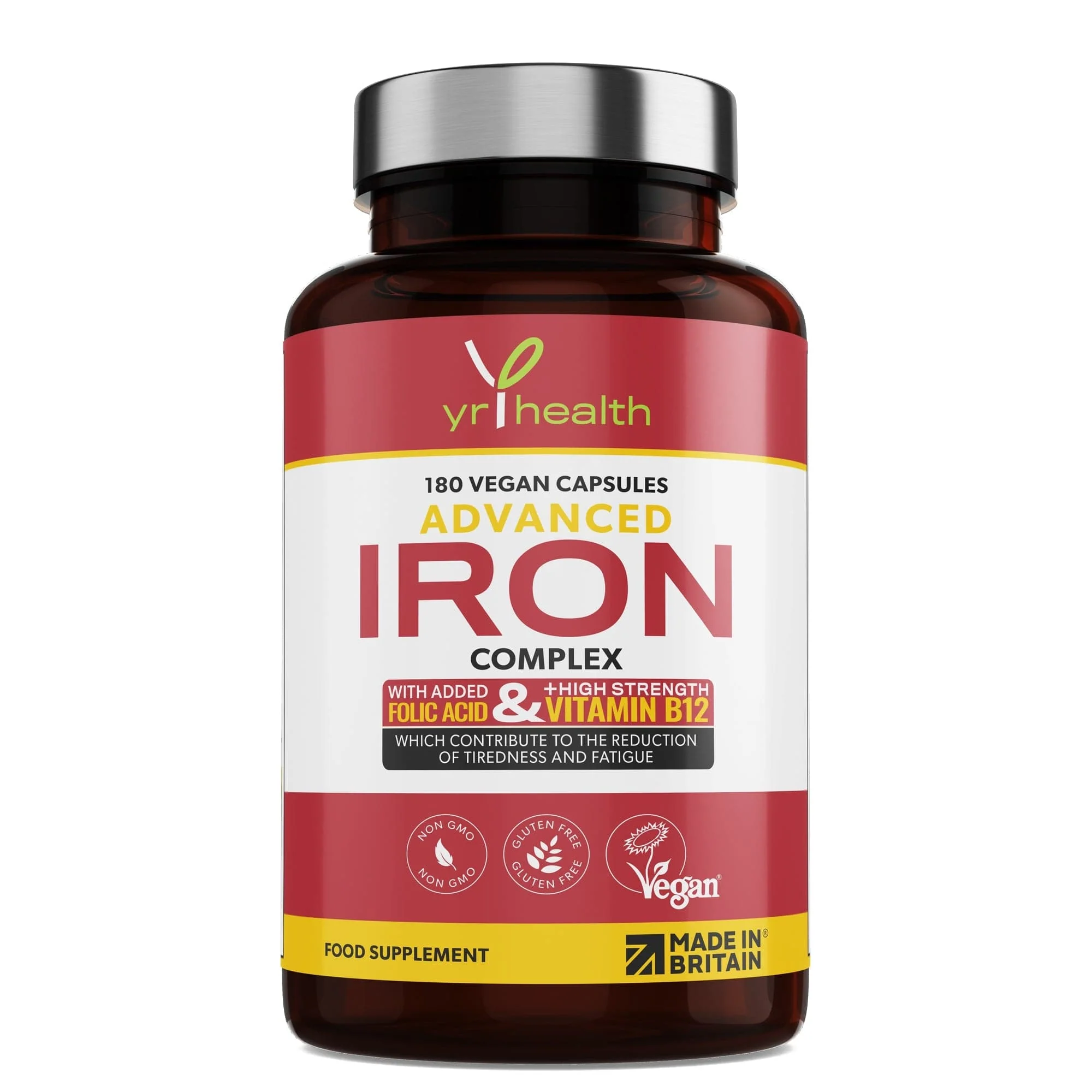 Image of Advanced Iron Complex  - 180 Vegan Capsules